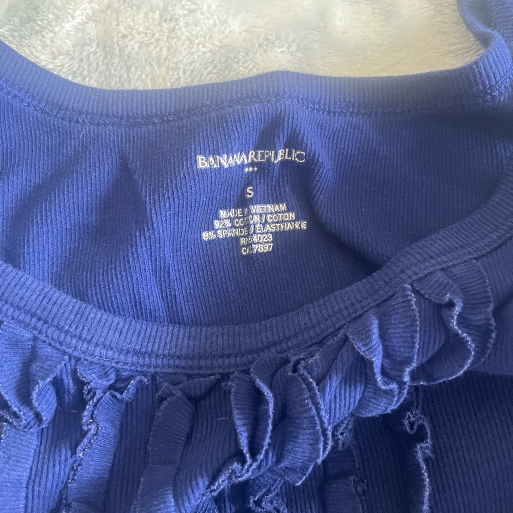 Banana Republic Ruffle Tank Tops - Picture 5 of 8